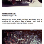 Salvatore Falci, 1987, Pavimento A.T.M. Piombino maggio 1987, scheda