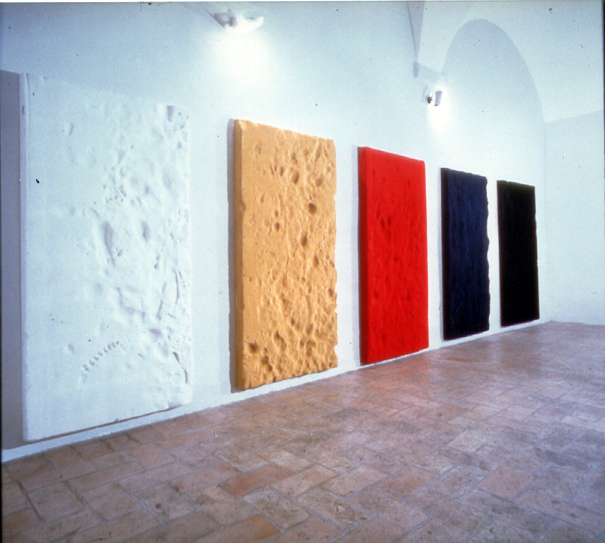 Salvatore Falci, 1988, Materassi, Galleria Alice, Roma