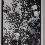 Salvatore Falci, 2019 - 1987, Pavimento Argento Verniciatura Stillegno,masonite, foglia d’argento, cera, smalto, cm. 140 x 70