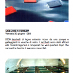 Salvatore Falci, 1988, Colonie a Venezia, Venezia 30 giugno 1988, scheda
