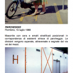 Salvatore Falci, 1988, Parcheggio, Piombino,15 luglio 1988, scheda