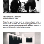 Salvatore Falci, 1991, Polvere Bar Amadeus, Piombino febbraio 1991, scheda